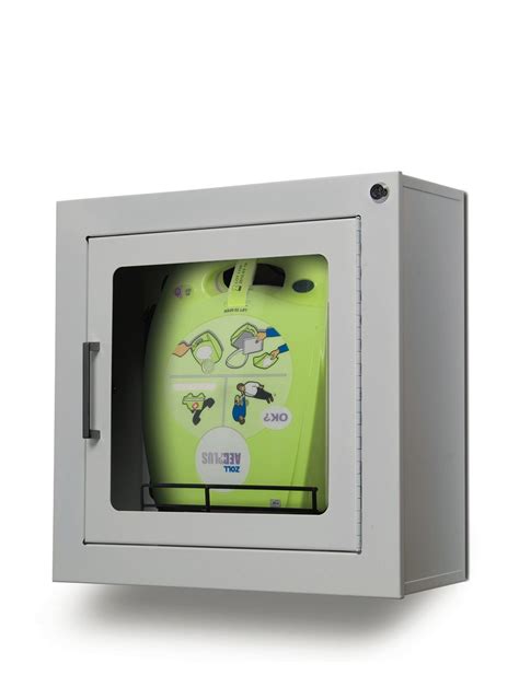 School Health Zoll AED Plus Surface Mount Wall Cabinet with Audible Alarm