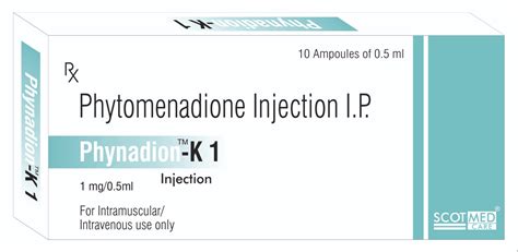 Phytomenadione Vitamin K1 2mgml Injection Bernofarm 57 Off