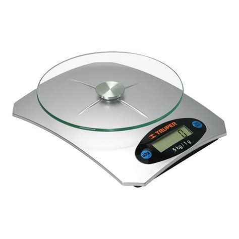 Balanza Digital 5kg Plato De Vidrio 4Medidas ABS 2AAA Para Cocina