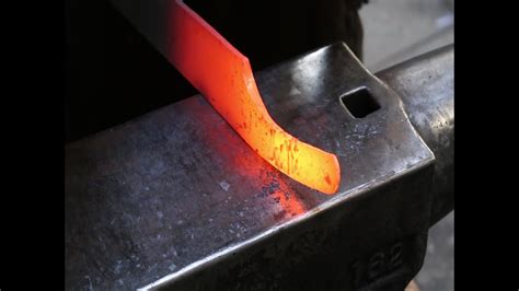 Forging A Damascus Seax Knife Youtube