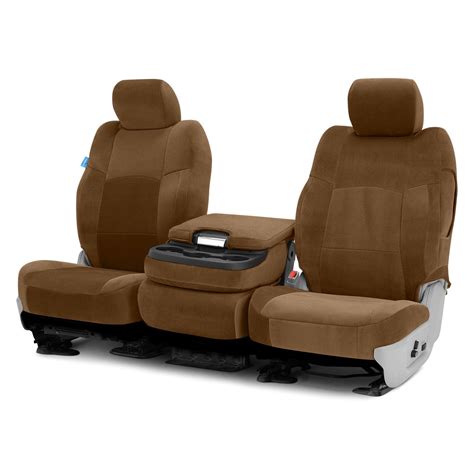 Coverking® Cscv5fd10086 Velour 1st Row Tan Custom Seat Covers