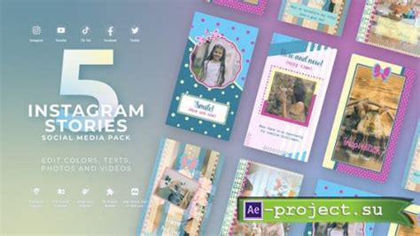 Videohive Instagram Happy Summer Pastel Reel 51621417 Project For