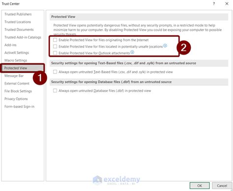 Trouble Shooting Excel Files Not Opening In Protected View 8 Solutions Exceldemy