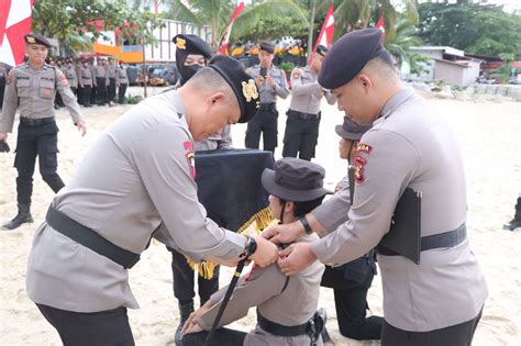 Upacara Penutupan Pembaretan Bintara Remaja Dit Samapta Polda Kaltim