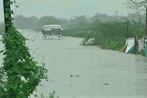 Water Logging In Navsari Due To Heavy Rainfalls Ap News18 Gujarati