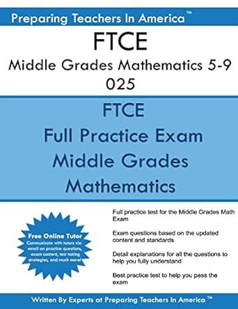 Ftce Middle Grades Mathematics Ftce Exam America