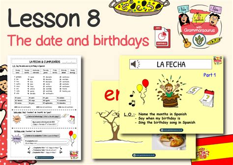 Year 3 The Date And Birthdays Lesson 8 Grammarsaurus