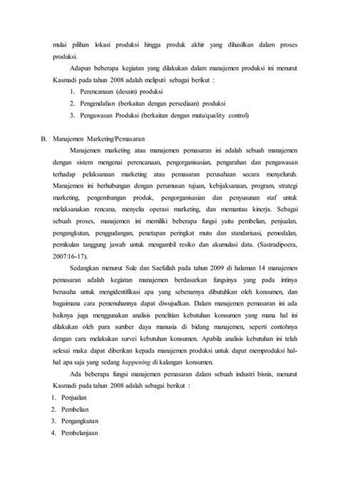 Bidang Kajian Manajemen Pdf