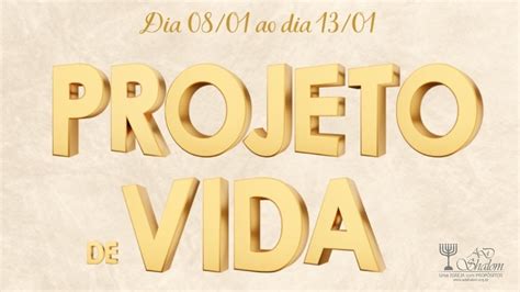 LIVE 13 01 2023 20h PROJETO DE VIDA 2023 O ANO DO