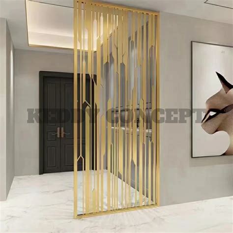 Gold Stainless Steel Pvd Coating Partition Services At In New Delhi