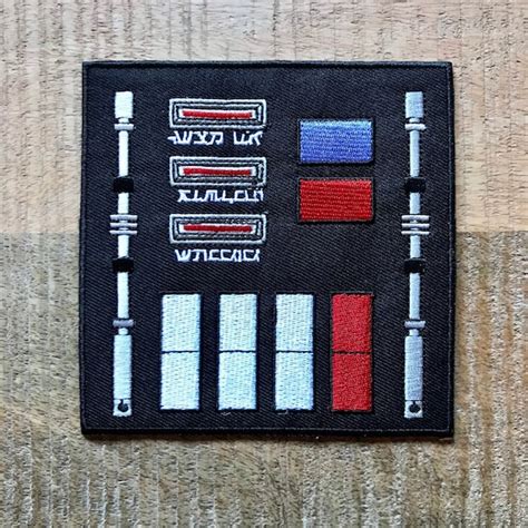 Star Wars Darth Vader Chest Box Plate Uniform Patch - Etsy