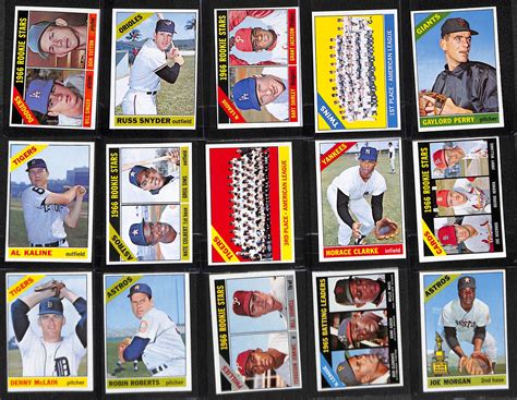 Lot Detail 1966 Topps Complete Baseball Card Set Mostly Pack Fresh