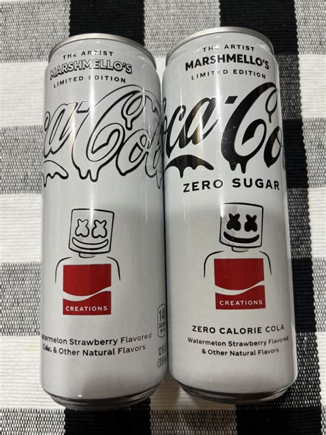 Marshmello S Coca Cola Coke Regular Zero Creations Limited Edition 1