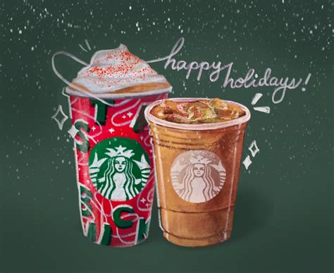 Starbucks Seasonal Holiday Menu The Gift That Keeps Giving Daily