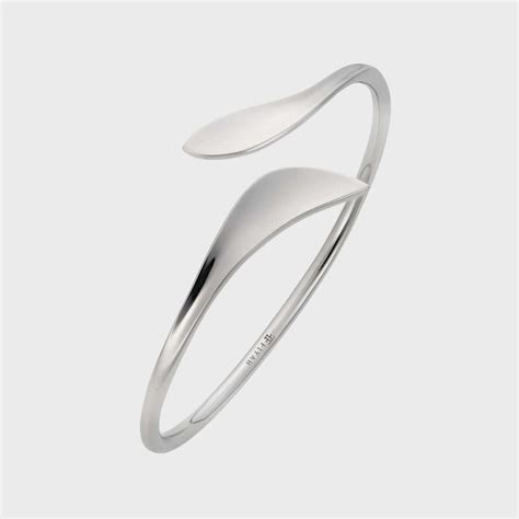 Silver Wave Bangle Fiyah