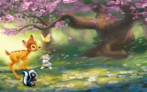 Bambi Cartoon Disney Wallpaper 2560x1600 9020