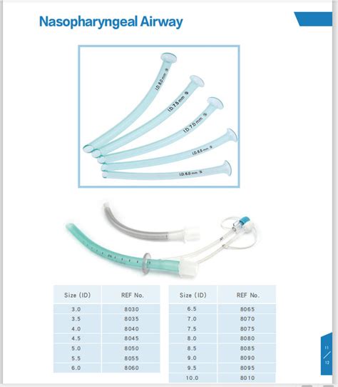 Latex Free Pvc Material Id 3mm Nasopharyngeal Airway Tube With Multiple