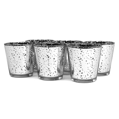 Antique Mercury Glass Votive Cups — Koyal Wholesale Mercury Glass