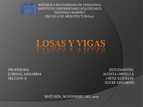 Losas Y Vigas Ppt