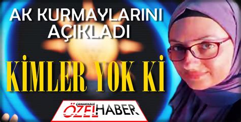 AK PARTİDE YENİ YÖNETİM HEYECANI Çanakkale Özel Haber Çanakkale