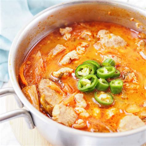 Pork Kimchi Stew (Pork Kimchi Jjigae) - Christie at Home