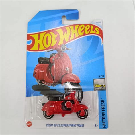 Jual Hot Wheels D VESPA SS SUPER SPRINT MERAH RED Lot D Kota Denpasar