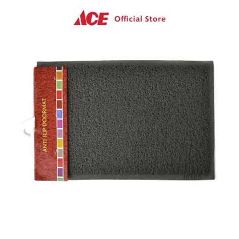 Jual Ace Krisbow Keset Pintu X Cm Pvc Abu Abu Door Mat Polos Kain