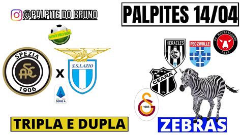 PALPITES DE FUTEBOL 14 04 2023 POSSÍVEIS ZEBRAS SEXTA PARA HOJE