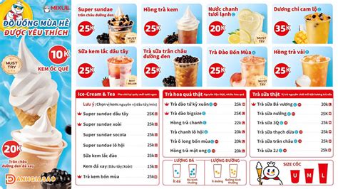 Đồ Uống Mixue Review Menu Mức Giá Khuyến Mãi Danhgiasao