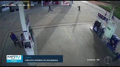 Vídeo mostra homem sendo morto a tiros em posto de combustíveis na MGC