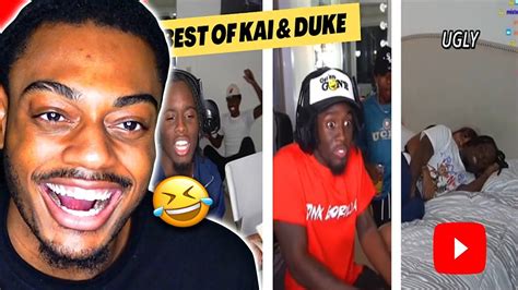 Best Of Kai Cenat And Duke Dennis Funny Moments 😭 Reaction Youtube