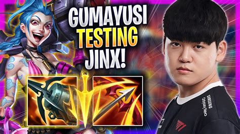 Gumayusi Testing Jinx In Kr Soloq T Gumayusi Plays Jinx Adc Vs