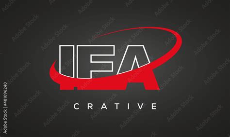 Iea Creative Letters Logo With 360 Symbol Vector Art Template Design