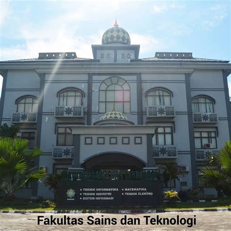 Sejarah Fakultas Sains Dan Teknologi