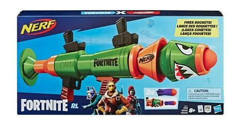 Nerf Fortnite Rl Rocket Launcher Foam Rockets Blaster Gun 630509859023