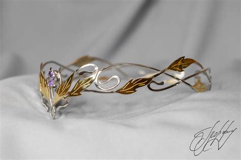 Wedding Diadem Bridal Elven Tiara Elf Leaf Crown Bridal Hair Vine Wedding Headpiece