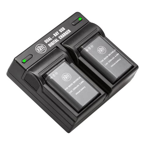 Bm Premium 2 Pack Of En El23 Batteries And Dual Battery Charger For Nikon Coolpix B700 P900