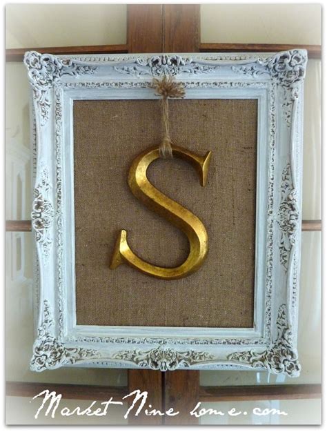 Diy Layered Burlap Monogram Artofit