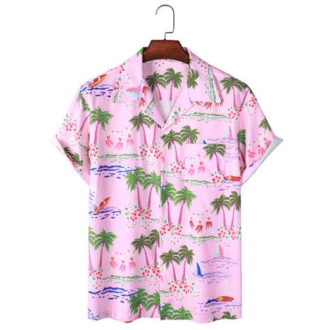 2024 Print Mens Casual Short Sleeve Shirt Mens Shirt For Summer