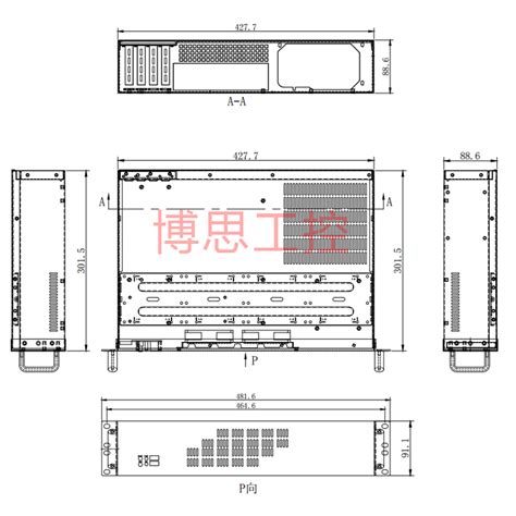 2u机箱安装孔尺寸多少 2u机箱安装孔间距 3u机箱尺寸图 大山谷图库