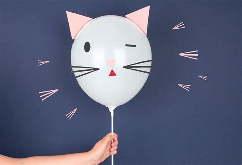 Le Ballon Chat Le Diy Fête Anniversaire Animaux My Little Day Le