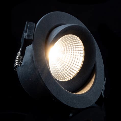 SLC One 360 LED Einbauleuchte Schwarz 2 700K Lampenwelt De