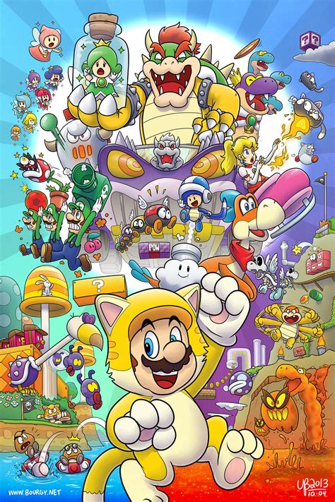 Ask Pom Pom Justusducks This Super Mario 3d World Fan Art