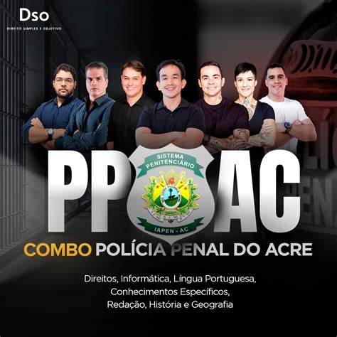 Combo Pol Cia Penal Do Acre Pp Ac Iapen Ac Direito Simples E