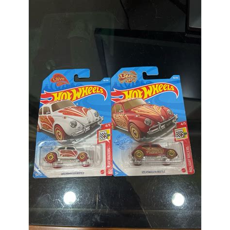 Hot Wheels Volkswagen Beetle Holiday Racers Shopee Malaysia