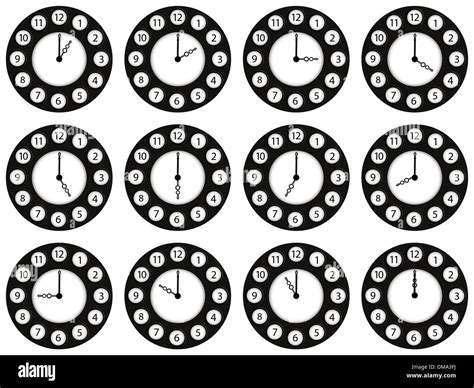 Number twelve Stock Vector Images - Alamy 