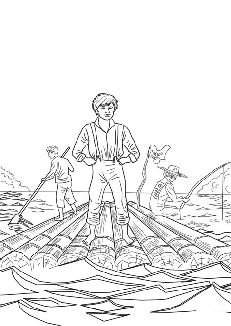 The Adventures Of Tom Sawyer Coloring Page ColouringPages