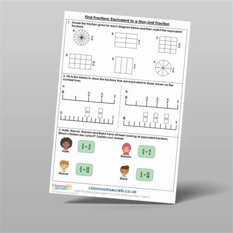 Free Find Fractions Equivalent To A Unit Fraction Extension