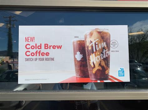 Tim Hortons New Cold Brew Coffee Advertisement Caissie