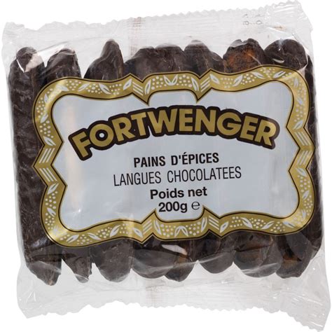 Fortwenger Pains D Pices Langues Chocolat Es G Pas Cher Auchan Fr